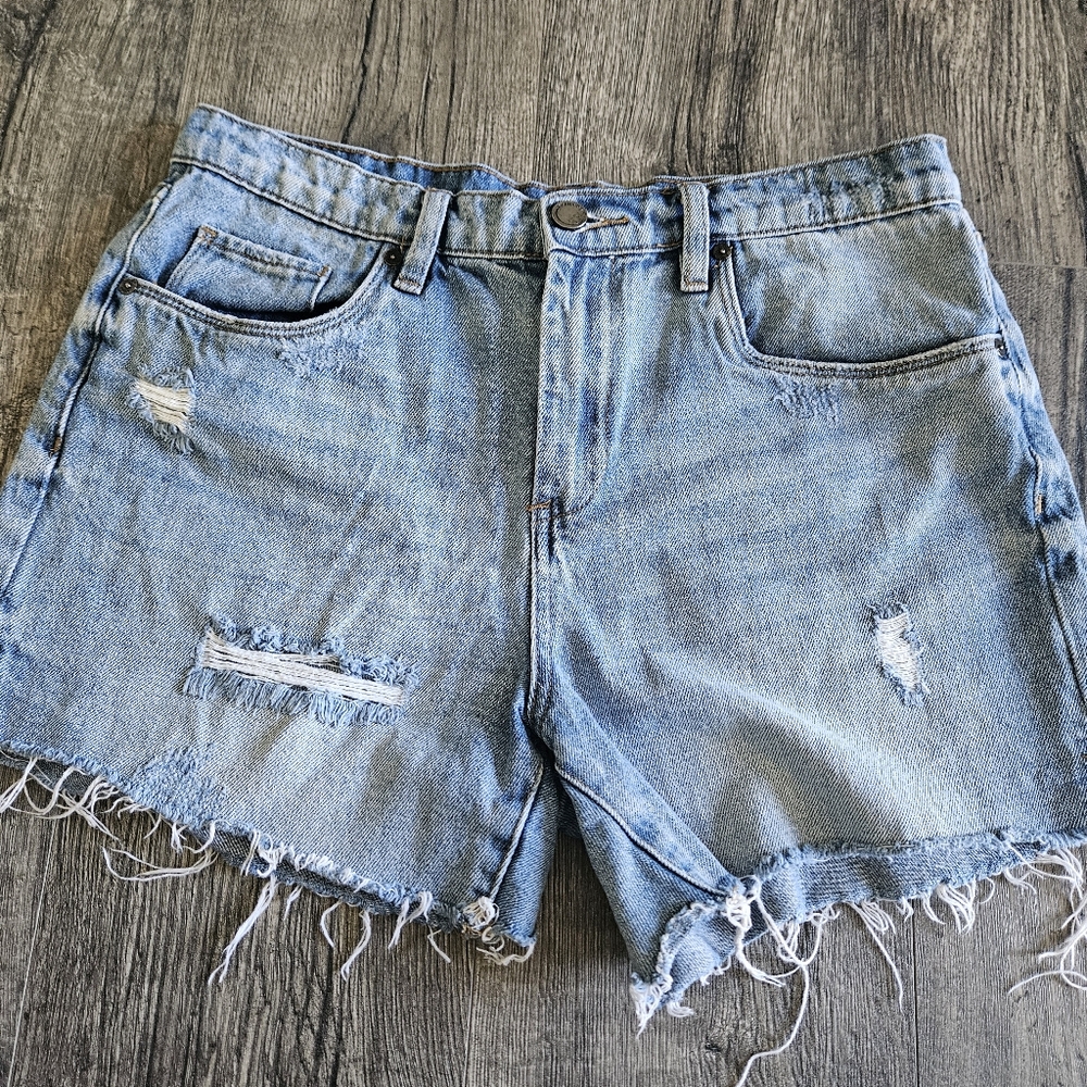 Blank NYC Distressed Denim Women's Shorts
